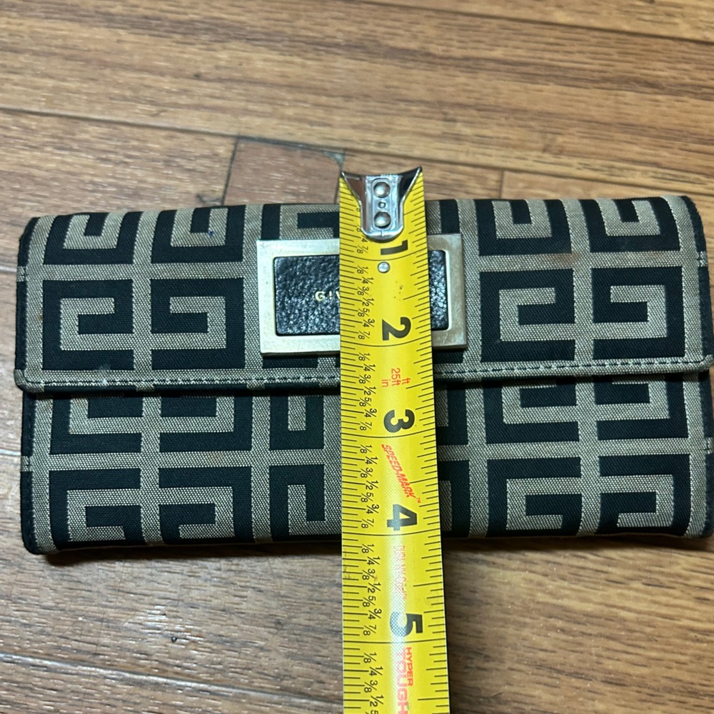 Givenchy Givenchy Black/Grey Monogram Canvas And … - image 8